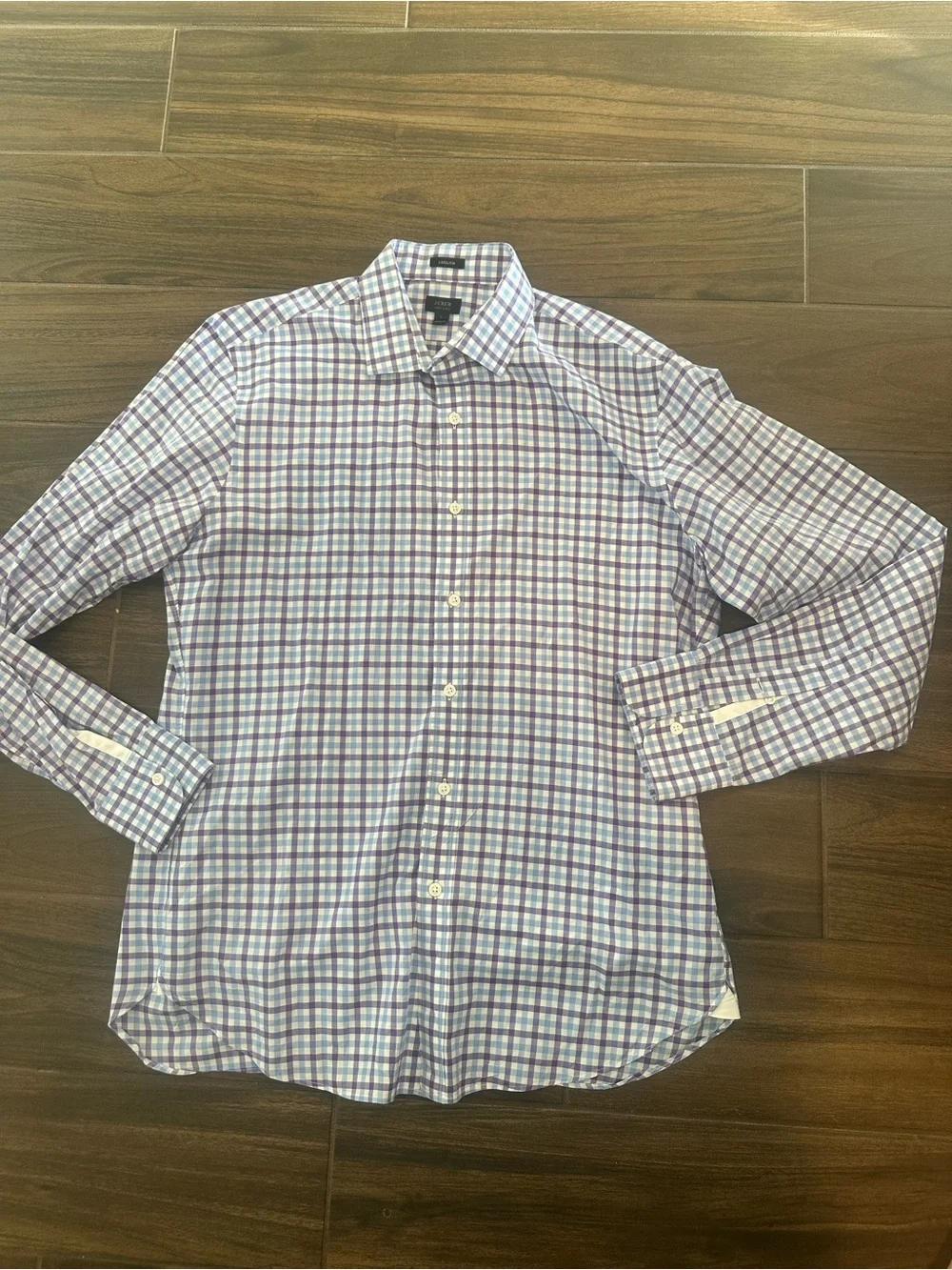 J. Crew lightweight checked